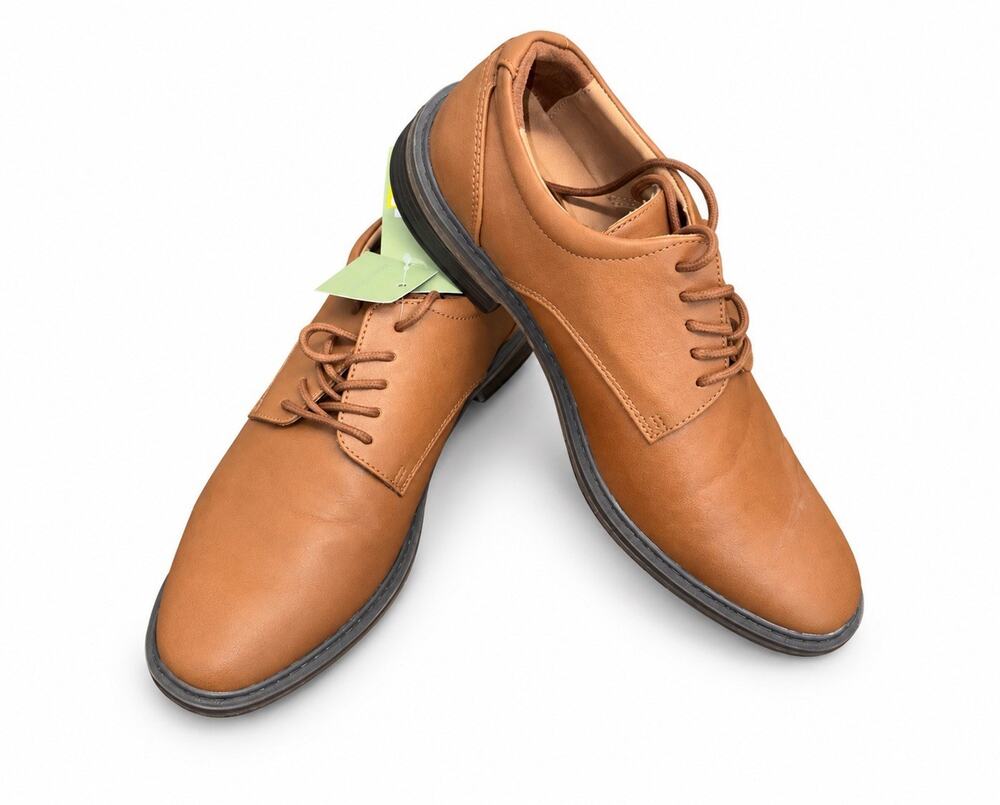 Goodfellow & Co Men’s Leo Oxford Dress Shoes Size 8 Brown Memory Foam NWT